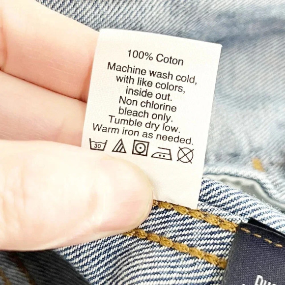 Madewell 100% Cotton Blue Jean Jacket Button Front Women's Size XS - Picture 6 of 6